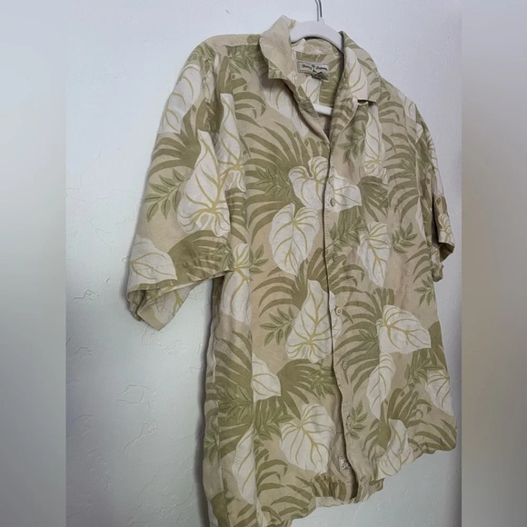 TOMMY BAHAMA SILK SHIRT‎ SIZE MEDIUM - Picture 3 of 10